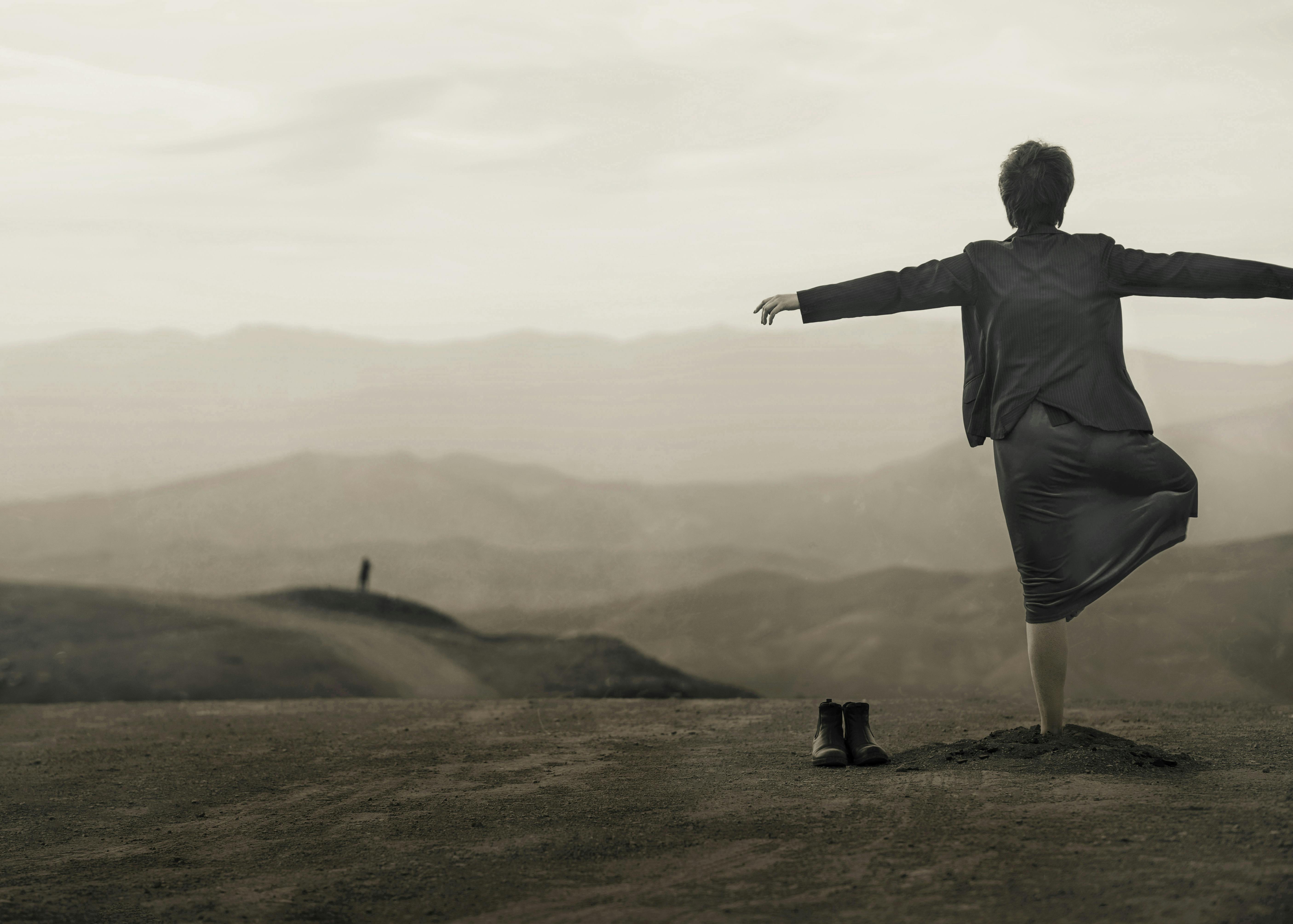 Woman finding balance in work, relationships, and identity using her astrology blueprint and the POLARITY Method